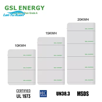  Литиевая солнечная батарея высокого напряжения GSL ENERGY мощностью 10 кВт 15 кВт 20 кВт для системы хранения солнечной энергии