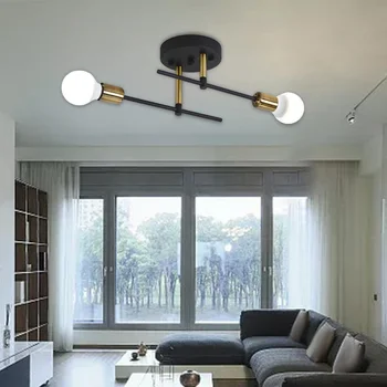  Промышленный потолочный подвесной светильник Sputnik Регулируемая Люстра для спальни Кухни Гостиной Бара Кофейни E27 Освещение