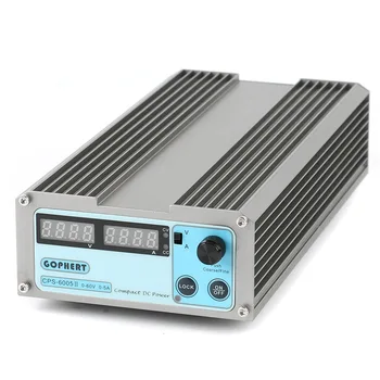  Импульсный источник питания постоянного тока Gophert Cps-6005 Цифровой дисплей Регулируемый источник питания постоянного тока 60V5A