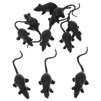  10шт Костюм мыши Реквизит для мыши для малышей Имитация Мыши Маленькая Крыса Украшение вечеринки для карнавалов Костюмированная вечеринка
