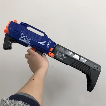  Игрушечный пистолет ручной непрерывной стрельбы Детские безопасные пистолеты с мягкой пулей для мальчиков Можно складывать Детские игровые подарки