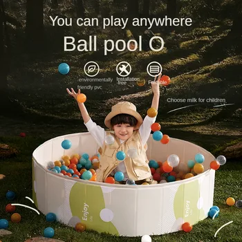  Детский бассейн с океанским шаром, крытый детский игрушечный домик, складной игровой бассейн с принцессой, Детский Семейный бассейн с шаром