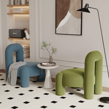  Скандинавское кресло Кресло для отдыха Nordic Furniture Односпальный диван Комбинация стола и стула Дизайнерский диван для гостиной Кресло для отдыха