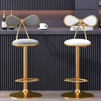  Подъемный минималистичный барный стул Регулируемый Дизайнерский обеденный Стул для приема гостей Барный стул для ресторана Косметика Sgabello Cucina Украшения для дома