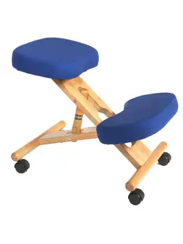  Эргономичный стул для коленопреклонения с роликовым стулом, Деревянная офисная мебель для поддержки осанки, Эргономичный стул для балансировки тела, боли в спине