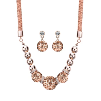  1 Комплект Ожерелье Серьги Невесты Свадебные Женские украшения Роскошные Этнические Бусы Кулон