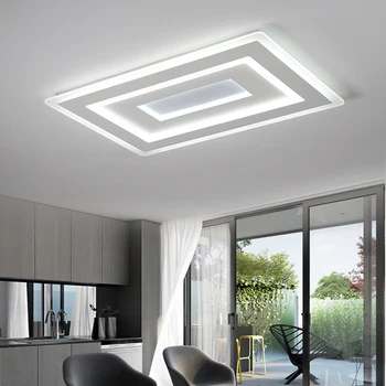  Современные светодиодные люстры поверхностного монтажа, потолочный светильник для гостиной, кабинета, спальни, светодиодная люстра, светильники lampara techo
