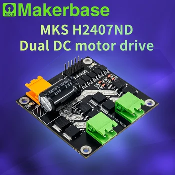 Makerbase H2407ND Плата привода с двойным двигателем постоянного тока мощностью 24 В/ 7A 160 Вт H Bridge L298 Logic