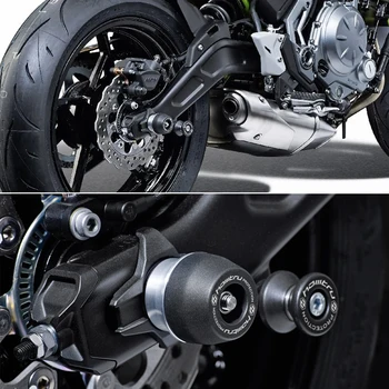  Защитные катушки заднего шпинделя мотоцикла для Kawasaki Z650 Z650RS Ninja 650 Urban / Performance от 2017