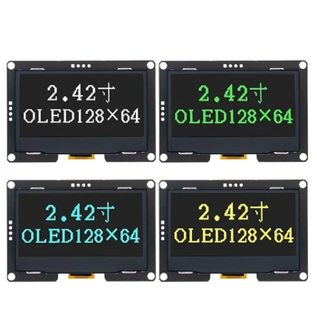  2,42-дюймовый 128x64 OLED-ЖК-дисплей, модуль SSD1309 12864 7Pin SPI / IIC I2C Последовательный интерфейс