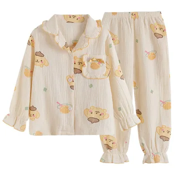 Kawaii Sanrio Аниме Hello Kitty С помпоном Purins My Melody, детская пижама, летняя Мягкая и удобная одежда для отдыха, подарок на день рождения