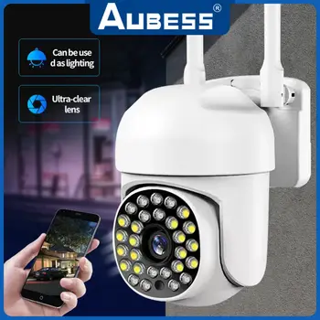  Беспроводная Камера Ai Auto Tracking Настенный Монитор Безопасности Умного Дома 1080p Mini Ptz Camera с Вращением на 360 Градусов