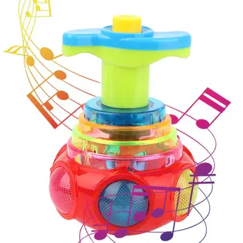  Игрушка-волчок для малышей, светящаяся музыкальная игрушка-спиннер, загорающиеся волчки для детей, мигающие волчки со светодиодной подсветкой, гироскопы