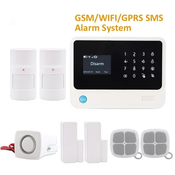  GS-G90B Pet lmmune PIR Детектор Home DIY Kit Плюс WIFI GSM сигнализация Система безопасности Приложение для управления проводной сигнализацией