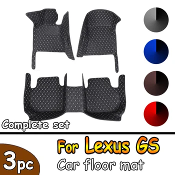  Автомобильные коврики для Lexus GS 2011 2010 2009 2008 Водонепроницаемые ковровые покрытия, Изготовленные на заказ автоаксессуары для замены деталей интерьера