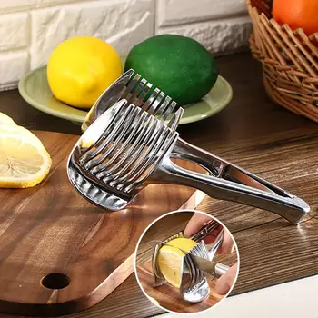  Нож для нарезки лимона, овощей, фруктов, инструмент для нарезки, Эргономичный Дизайн ручки, Многоразовые Ручные щипцы для фруктов