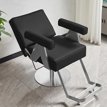  Профессиональное парикмахерское кресло для укладки, Офисные кресла с откидывающейся спинкой, Салонный Маникюр, мебель для парикмахерской Berber Koltuğu