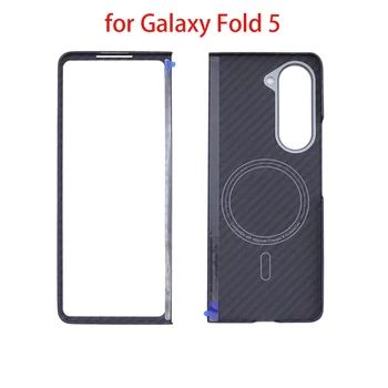  чехол для телефона из углеродного волокна для Samsung Galaxy fold 5 magsafe case ультратонкий противоударный из арамидного волокна с защитой от падения