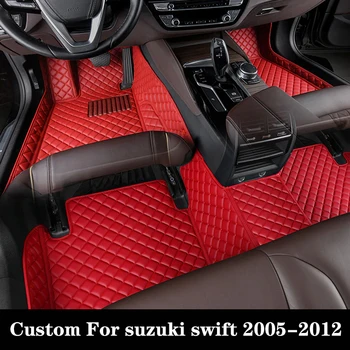  Изготовленный на заказ автомобильный коврик для Suzuki Swift 2005 2006 2007 2008 2009 2010 2011 2012 Ковер высокого качества, 1 шт. коврик для ног, Автоаксессуар