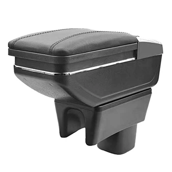  Автомобильный ящик для хранения Центральный подлокотник из искусственной кожи для Suzuki Swift 2005-2019 Аксессуары для интерьера