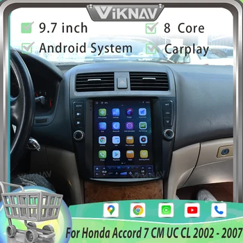  9,7-дюймовый Автомобильный Стереоприемник Для Honda Accord 7 CM UC CL 2002-2007 Мультимедийный плеер Головное Устройство GPS Навигация WIFI Carplay