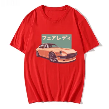  Летние топы CRX Harajuku в японском стиле с круглым вырезом и принтом ретро-автомобиля, мужские повседневные футболки Camisetas, футболки