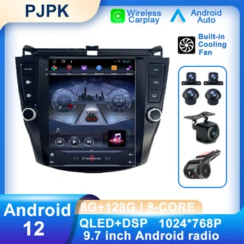  9,7-дюймовый Android 12 Для Honda Accord 7 2003-2008 Автомобильный радиоприемник Видео RDS Авторадио WIFI BT Мультимедиа Стерео Навигация GPS 4G