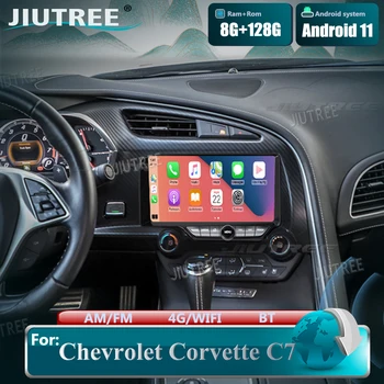  128 Г Автомобильный Радиоприемник Android 11 Для Chevrolet Corvette C7 2013-2019 GPS Навигация Мультимедийный Плеер TS10 Поддержка 4G Встроенный Carplay