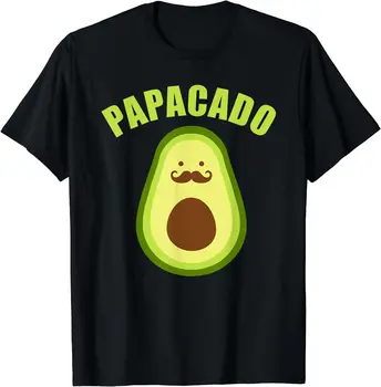  Забавный подарок Papacado для новоиспеченного папы baby annoucement Мужчины Женщины Хлопковая футболка с коротким рукавом