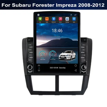  Для автомагнитолы Tesla Style 2 Din Android 12 для Subaru Forester Impreza 2008-2012 Мультимедийный видеоплеер GPS Стерео Carplay DSP