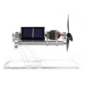  Солнечный двигатель с магнитной левитацией с двойным лезвием, солнечный двигатель с магнитной левитацией, двухвальный дизайн, креативный подарок 