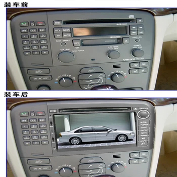  Android12 4 + 64G Автомобильный Радио Стерео Мультимедийный Плеер Для VOLVO S80 1999 2000 01-2005 GPS Аудионавигация BT CarplayAuto аудио DVD