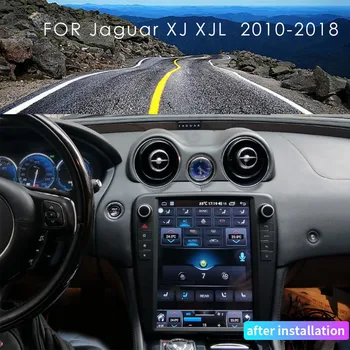  Автомобильное Радио Carplay Для Jaguar XJ XJL 2009-2019 Android12 Tesla Экран Мультимедийный Плеер GPS Навигация Стерео Подарочные Инструменты Головное Устройство
