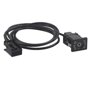  6-контактный разъем аудиокабеля Aux Интерфейсный кабель-адаптер для Opel CD30 CD40 CD70 DVD90 NAVI