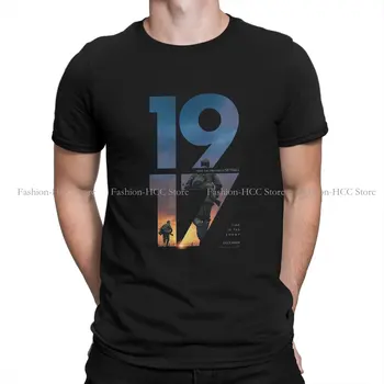  Военные приключенческие фильмы 1917 Футболка для мужчин ww1 Мягкая повседневная футболка из полиэстера высокого качества, новый дизайн, пушистая